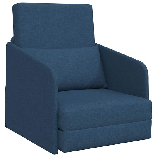 Sofá-Cama Azul 65 x 80 x 83 cm tecido