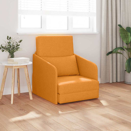 Sofá-Cama Amarelo Escuro 65 x 80 x 83 cm tecido