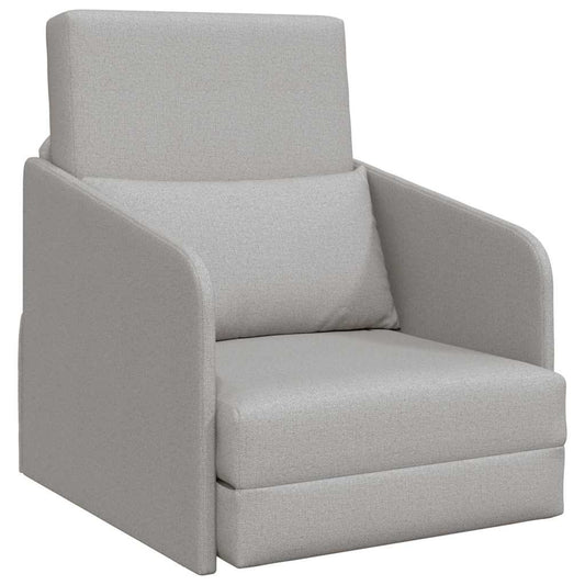Sofá-Cama Cinza Nuvem 65 x 80 x 83 cm tecido