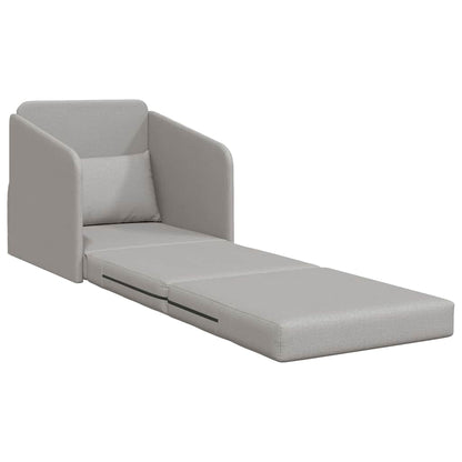 Sofá-Cama Cinza Nuvem 65 x 80 x 83 cm tecido