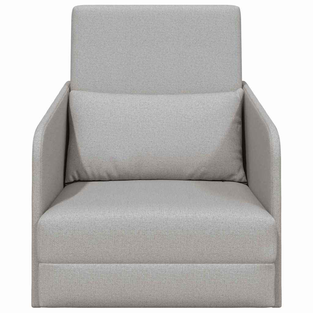 Sofá-Cama Cinza Nuvem 65 x 80 x 83 cm tecido