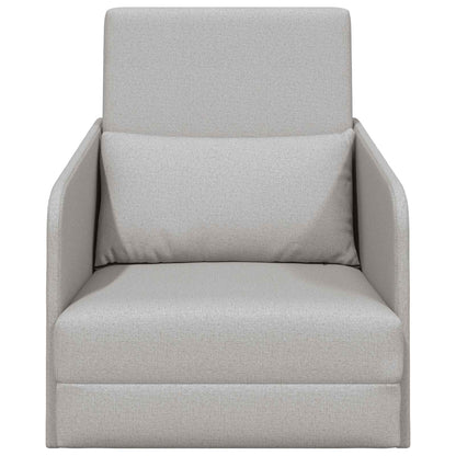 Sofá-Cama Cinza Nuvem 65 x 80 x 83 cm tecido