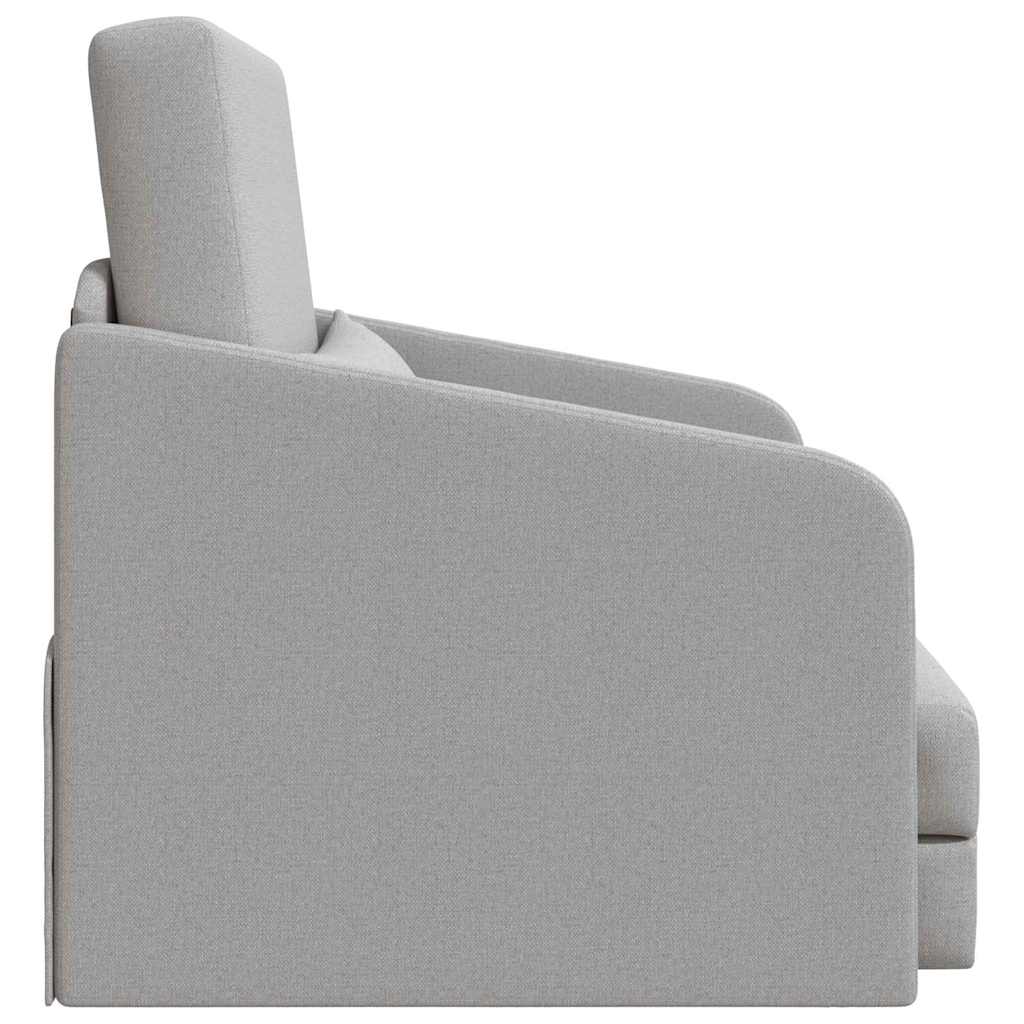 Sofá-Cama Cinza Nuvem 65 x 80 x 83 cm tecido