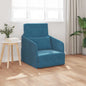 Sofá-Cama Azul 65 x 80 x 83 cm Veludo