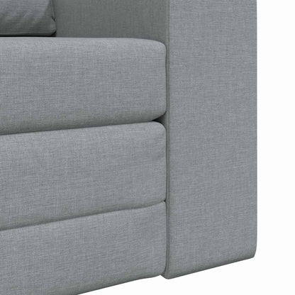 Sofá-Cama Cinzento-claro 98 x 71 x 83 cm tecido
