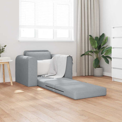 Sofá-Cama Cinzento-claro 98 x 71 x 83 cm tecido