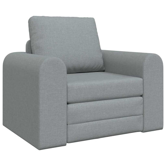 Sofá-Cama Cinzento-claro 98 x 71 x 83 cm tecido