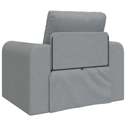 Sofá-Cama Cinzento-claro 98 x 71 x 83 cm tecido