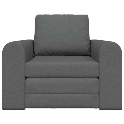 Sofá-Cama Cinza Escuro 98 x 71 x 83 cm tecido