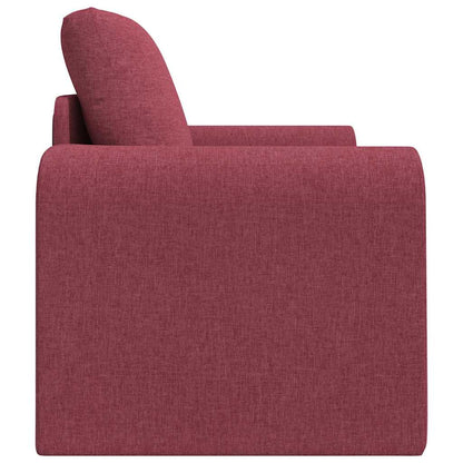 Sofá-Cama vermelho tinto 98 x 71 x 83 cm tecido