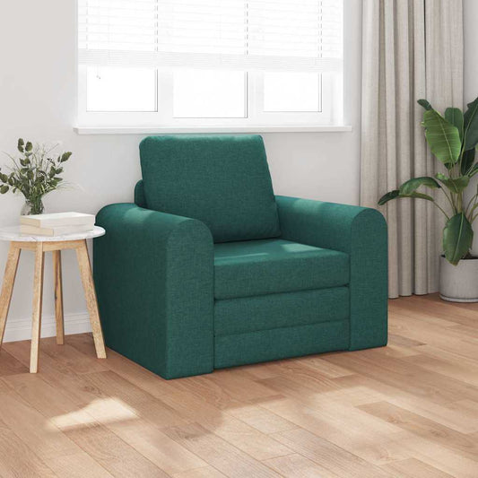 Sofá-Cama Verde-escuro 98 x 71 x 83 cm tecido