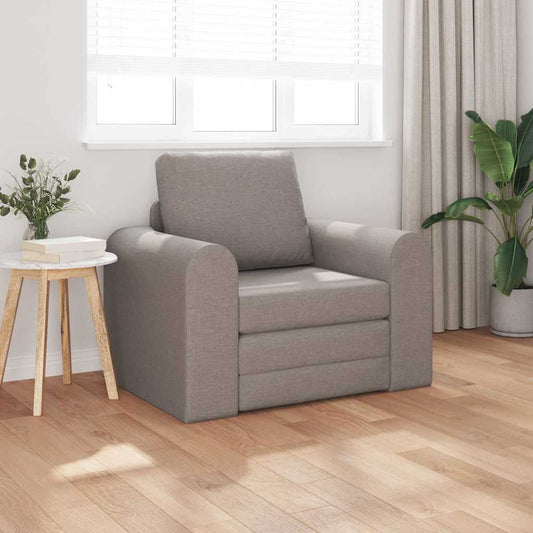 Sofá-Cama Cinzento-acastanhado 98 x 71 x 83 cm tecido