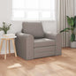 Sofá-Cama Cinzento-acastanhado 98 x 71 x 83 cm tecido