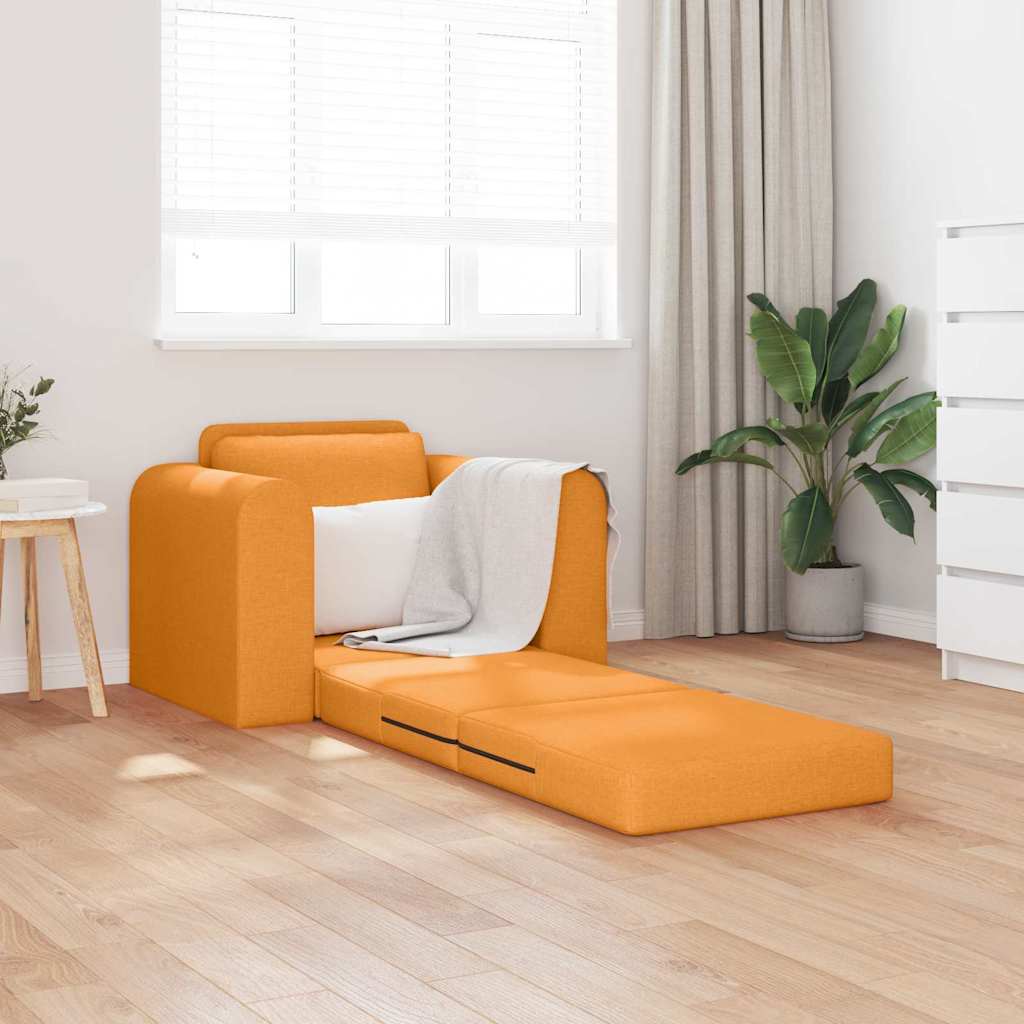 Sofá-Cama Amarelo-escuro 98 x 71 x 83 cm tecido