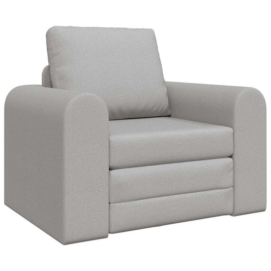 Sofá-Cama Cinza Nuvem 98 x 71 x 83 cm tecido
