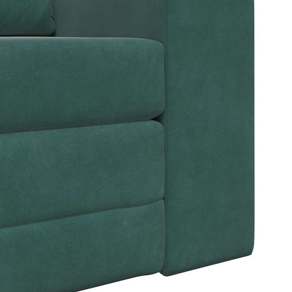 Sofá-Cama Verde-escuro 98 x 71 x 83 cm Veludo