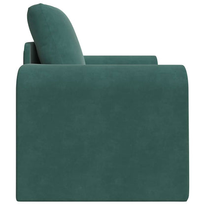 Sofá-Cama Verde-escuro 98 x 71 x 83 cm Veludo