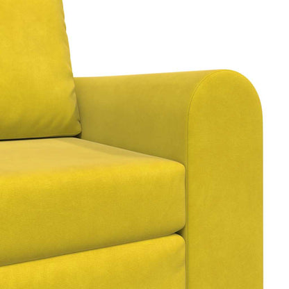 Sofá-Cama Amarelo 98 x 71 x 83 cm Veludo