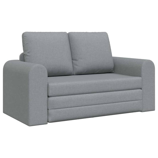 Sofá-Cama Cinzento-claro 148 x 71 x 83 cm tecido