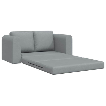 Sofá-Cama Cinzento-claro 148 x 71 x 83 cm tecido