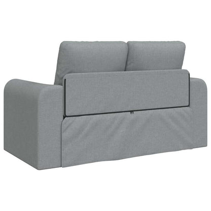 Sofá-Cama Cinzento-claro 148 x 71 x 83 cm tecido