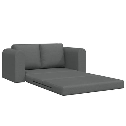 Sofá-Cama Cinzento escuro 148 x 71 x 83 cm tecido
