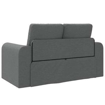 Sofá-Cama Cinzento escuro 148 x 71 x 83 cm tecido