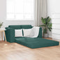 Sofá-Cama Verde-escuro 148 x 71 x 83 cm tecido
