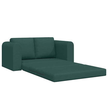 Sofá-Cama Verde-escuro 148 x 71 x 83 cm tecido