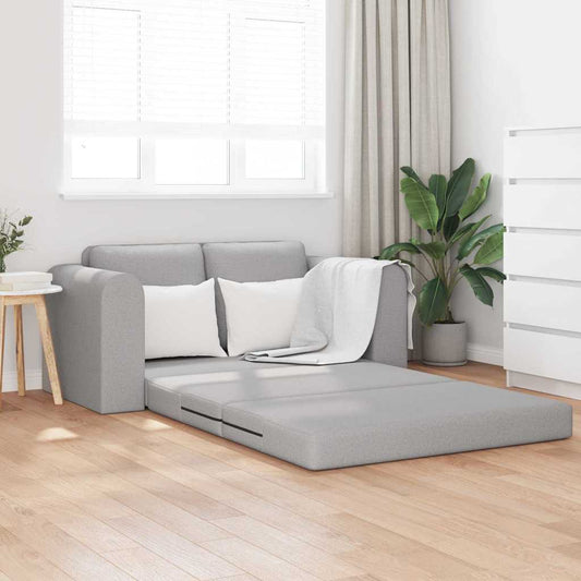 Sofá-Cama Cinza Nuvem 148 x 71 x 83 cm tecido
