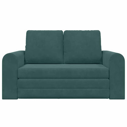 Sofá-Cama Verde-escuro 148 x 71 x 83 cm Veludo