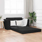 Sofá-Cama Preto 148 x 71 x 83 cm Veludo