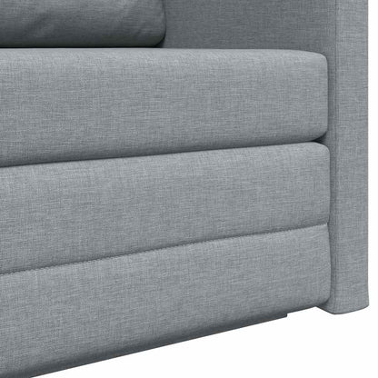 Sofá-Cama Cinzento-claro 124 x 71 x 78 cm tecido