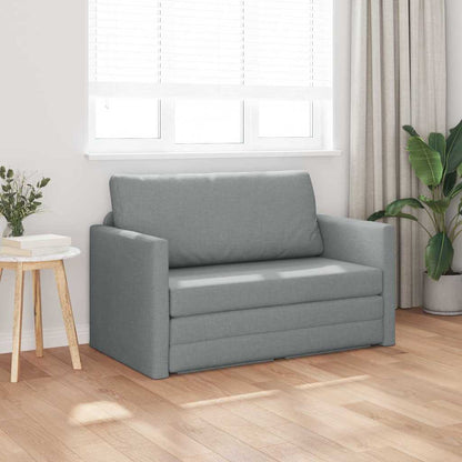 Sofá-Cama Cinzento-claro 124 x 71 x 78 cm tecido