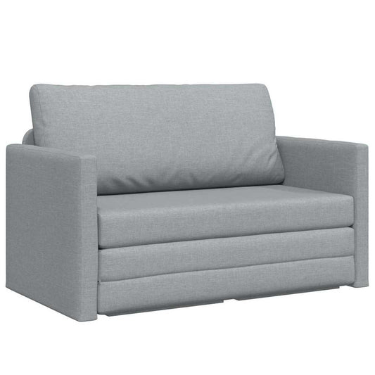 Sofá-Cama Cinzento-claro 124 x 71 x 78 cm tecido