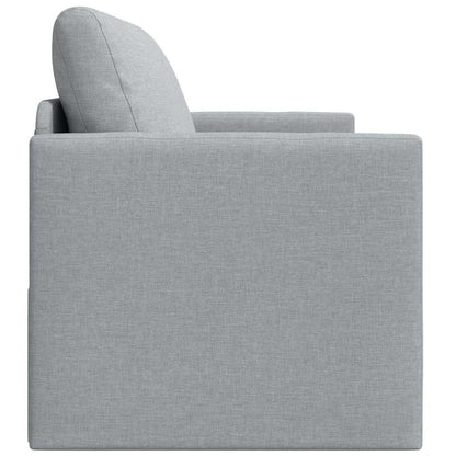 Sofá-Cama Cinzento-claro 124 x 71 x 78 cm tecido