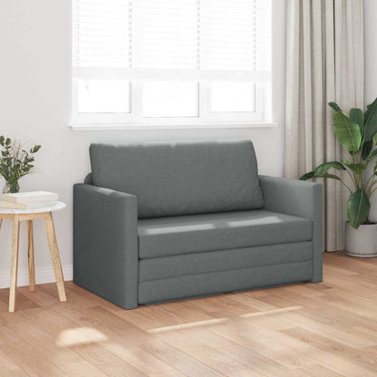 Sofá-Cama Cinzento escuro 124 x 71 x 78 cm tecido