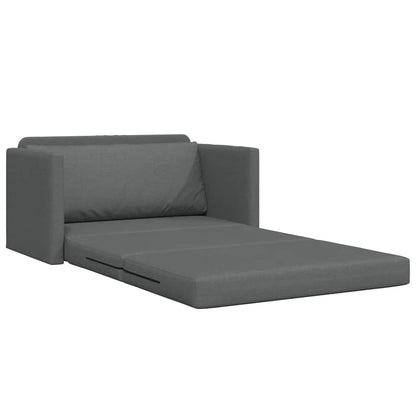 Sofá-Cama Cinzento escuro 124 x 71 x 78 cm tecido