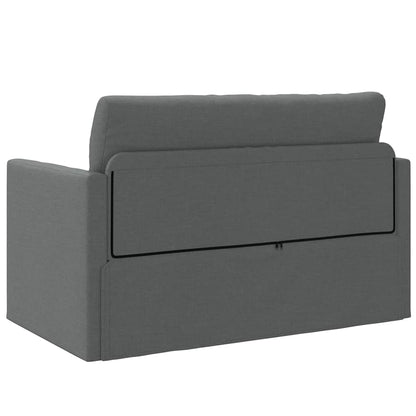 Sofá-Cama Cinzento escuro 124 x 71 x 78 cm tecido