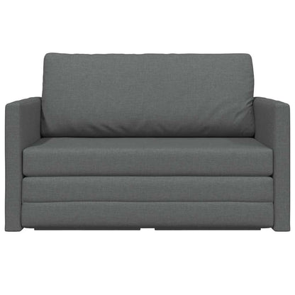 Sofá-Cama Cinzento escuro 124 x 71 x 78 cm tecido