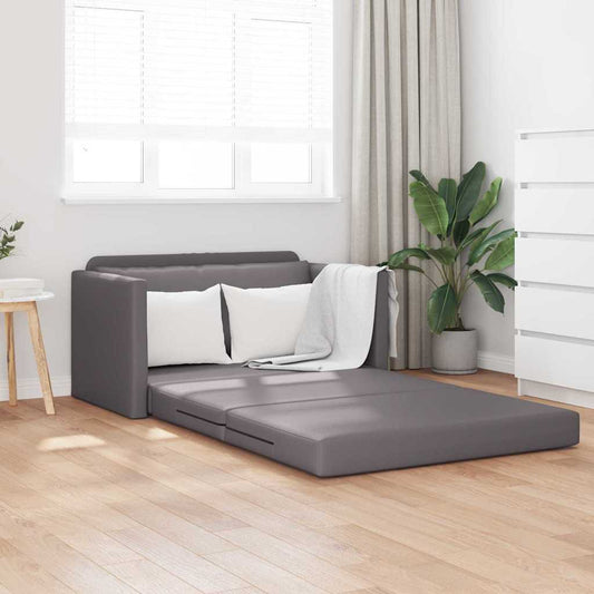 Sofá-Cama Cinzeto 124 x 71 x 78 cm Couro Artificial