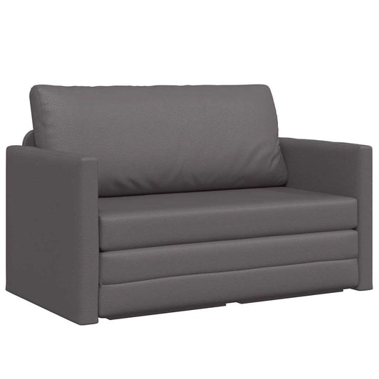 Sofá-Cama Cinzeto 124 x 71 x 78 cm Couro Artificial
