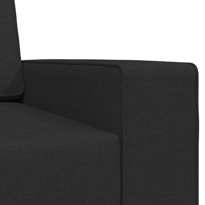 Sofá-cama de chão Preto 245 x 78 x 77 cm tecido