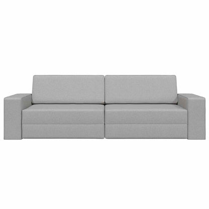 Sofá-cama Cinza Nuvem 245 x 78 x 77 cm tecido