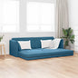 Sofá-Cama Azul 213 x 70 x 77 cm Veludo