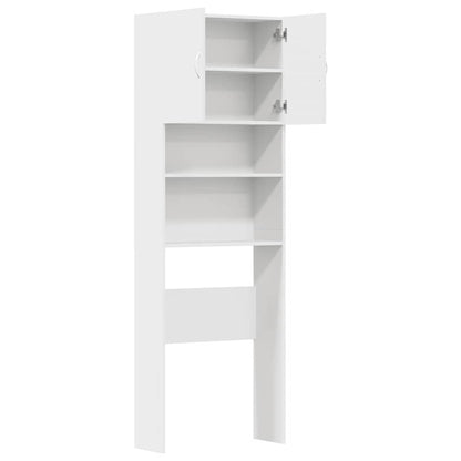 Armário máquina lavar roupa derivados madeira branco