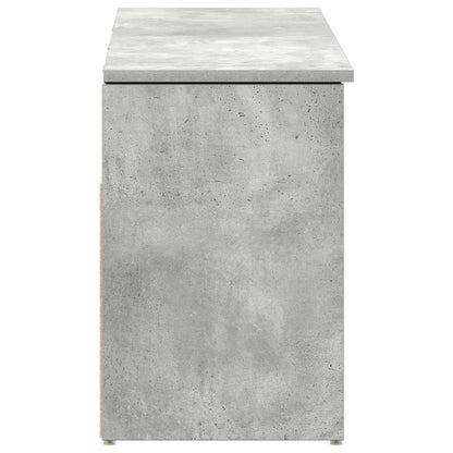 Banco sapateira 102x30,5x45 cm derivados cinzento cimento