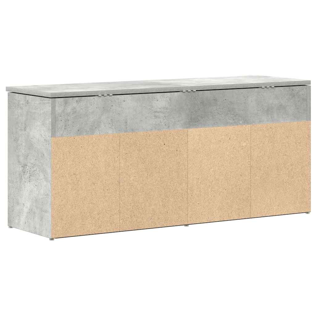 Banco sapateira 102x30,5x45 cm derivados cinzento cimento