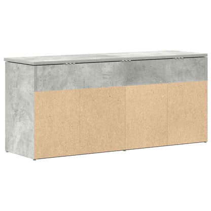 Banco sapateira 102x30,5x45 cm derivados cinzento cimento