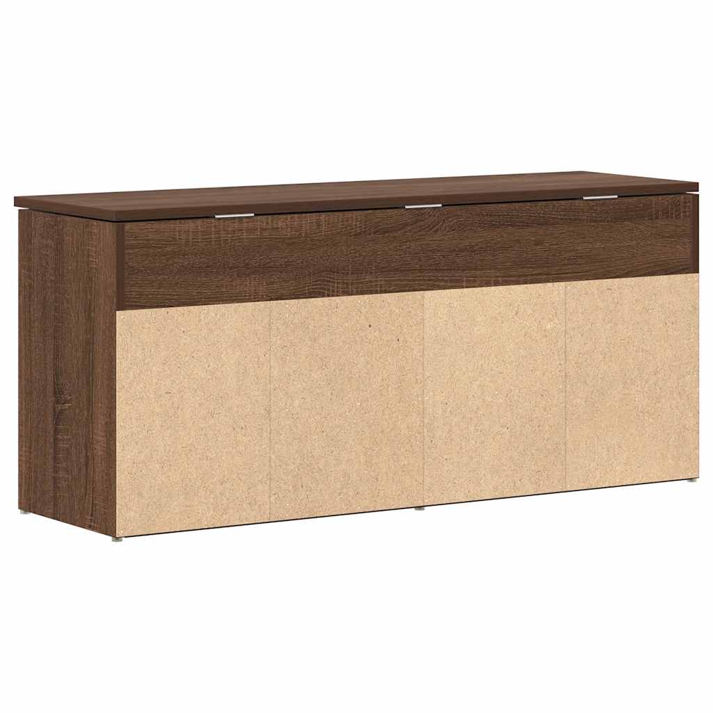 Banco sapateira 102x30,5x45 cm deriv. madeira carvalho castanho